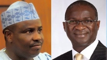 Aminu Tambuwal, speaker of the House of Representatives; and Babatunde Fashola, Lagos State Governor